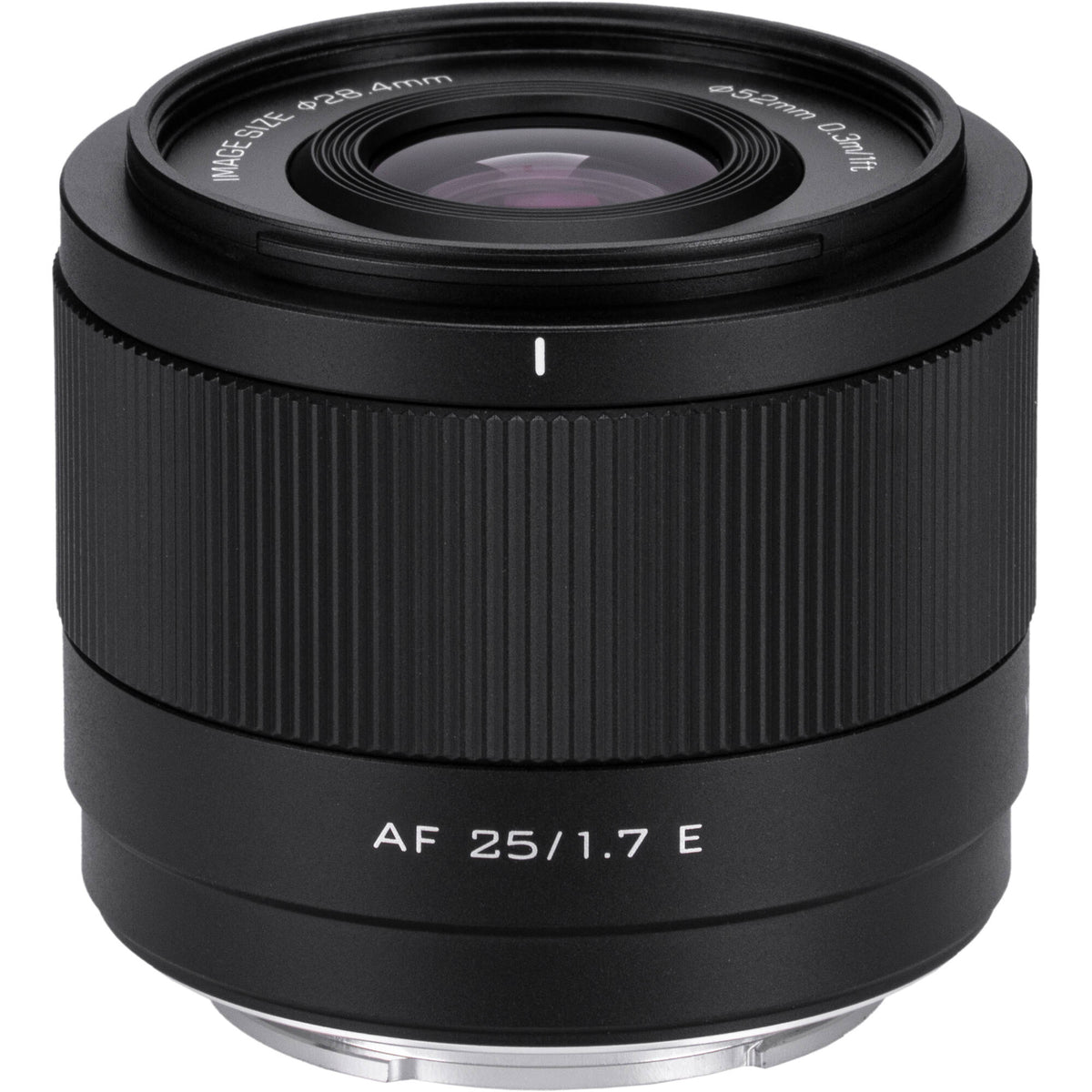 Lente Viltrox AF 25mm f/1.7 Air E (Negro) - vista trasera