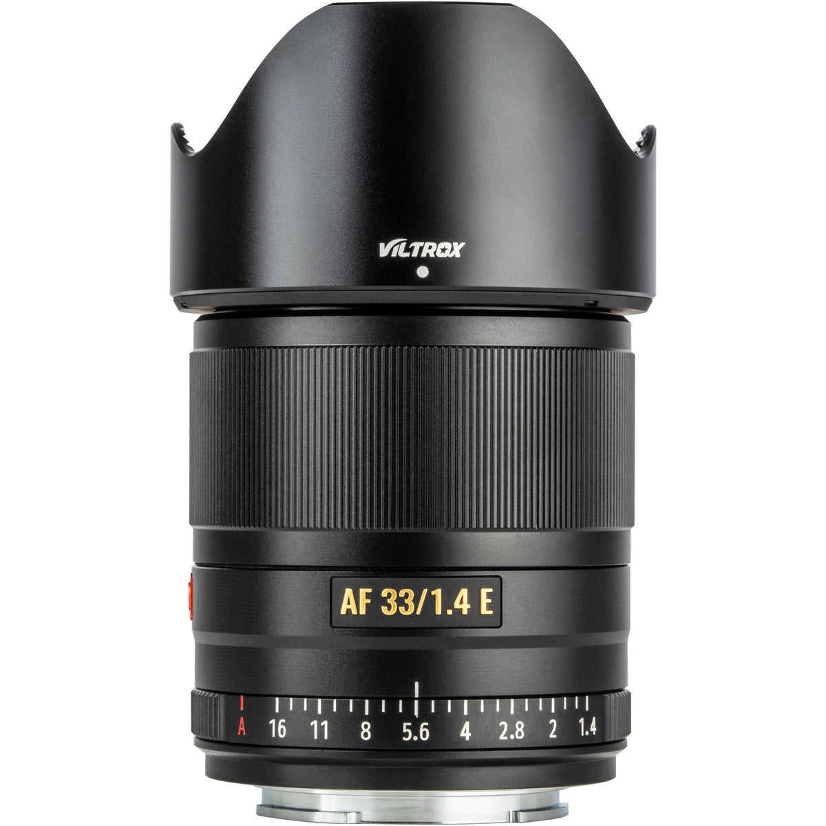 Lente Viltrox AF 33mm f/1.4 E (Negro) - contenido de la caja