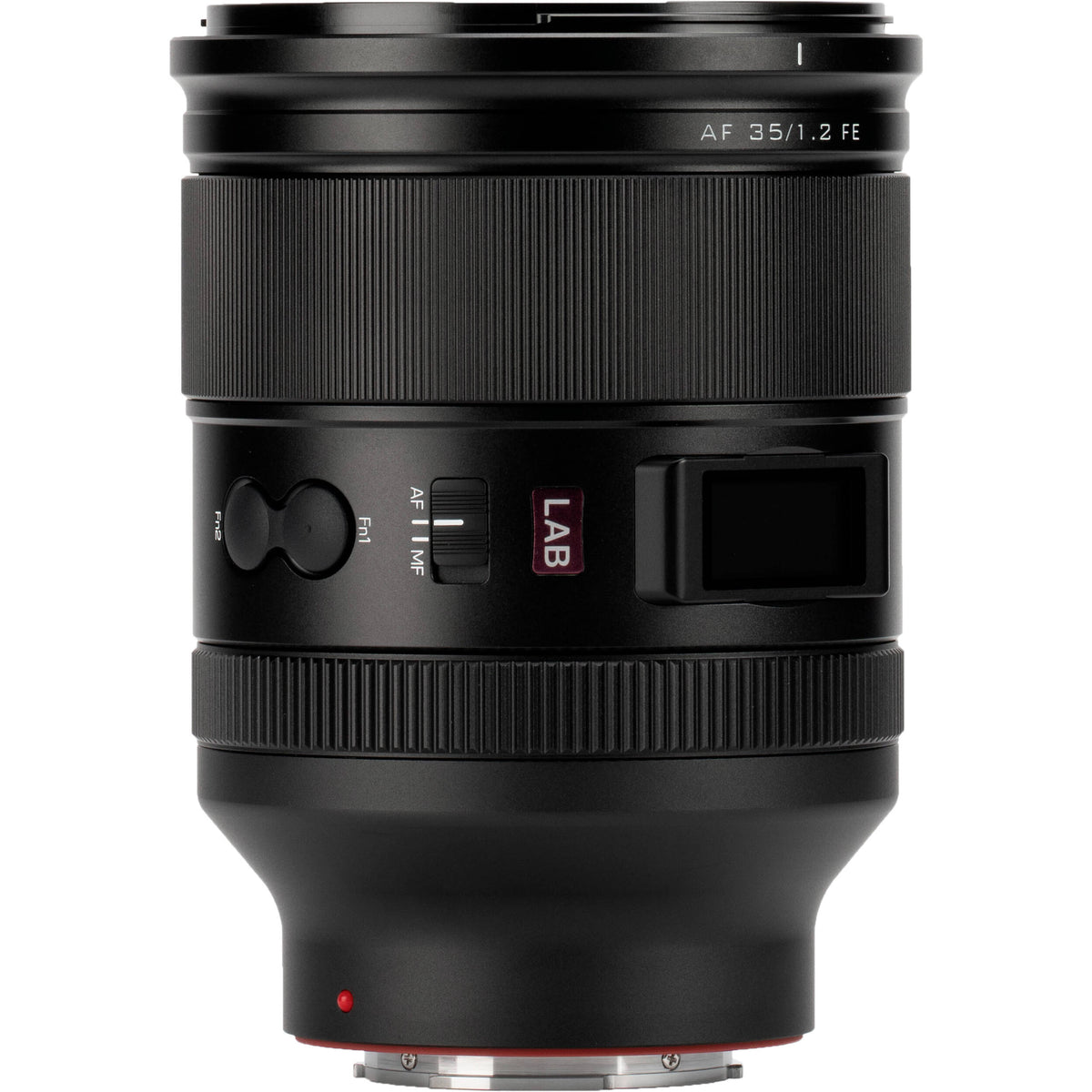 Lente Viltrox AF 35mm f/1.2 LAB FE con Screen - vista trasera