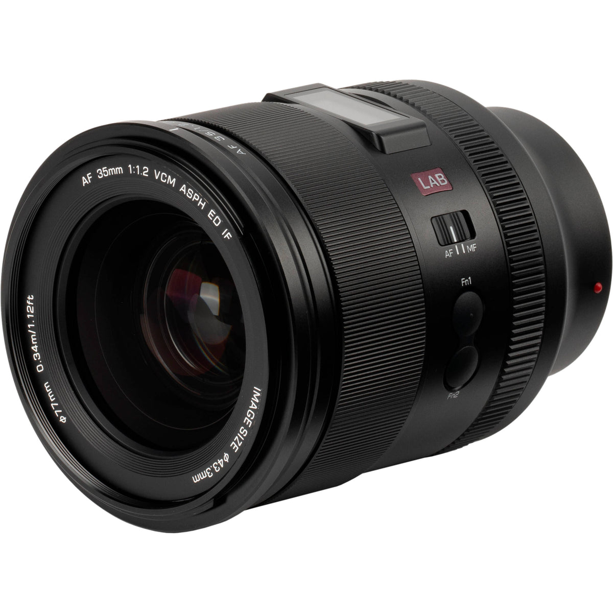 Lente Viltrox AF 35mm f/1.2 LAB FE con Screen - contenido de la caja