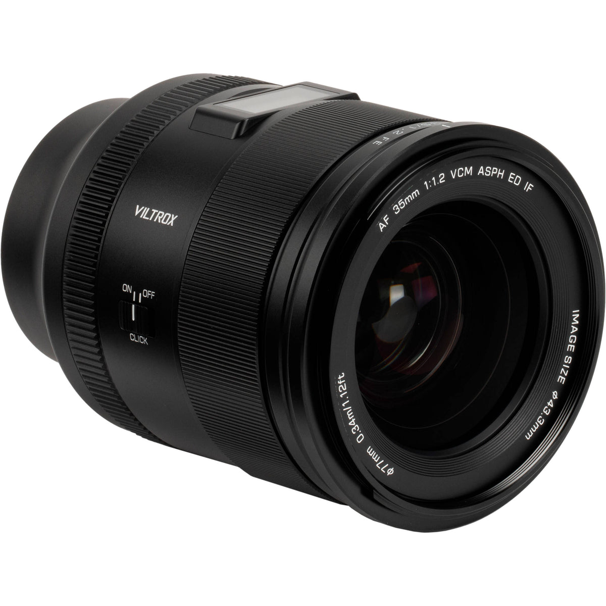 Lente Viltrox AF 35mm f/1.2 LAB FE con Screen - en uso