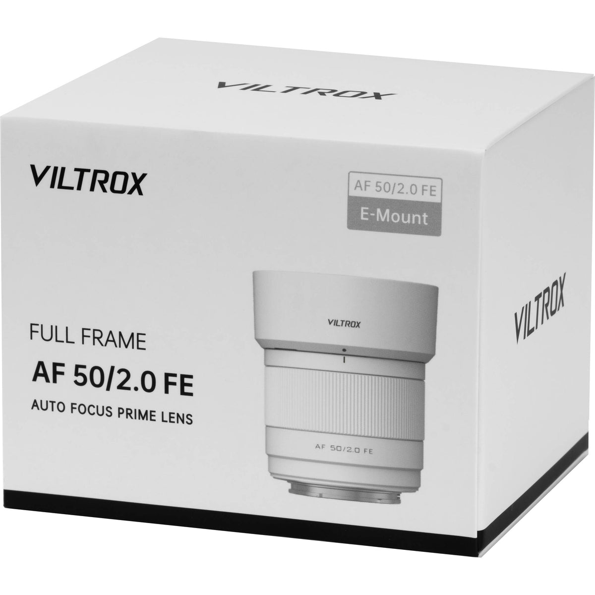 Lente Viltrox AF 50mm f/2 Air FE - contenido de la caja