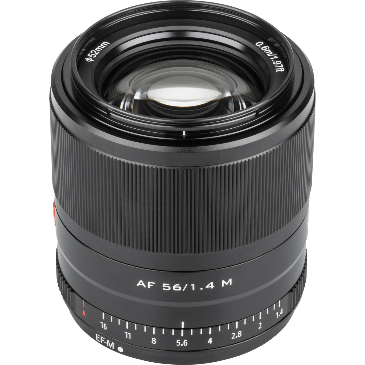 Lente Viltrox AF 56mm f/1.4 M (Negro) - vista frontal