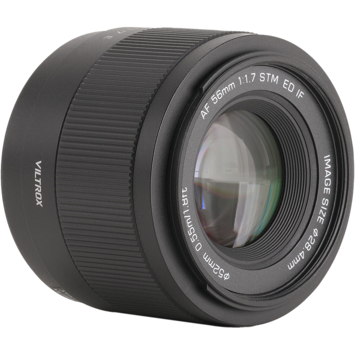 Lente Viltrox AF 56mm f/1.7 E (Negro) - vista frontal