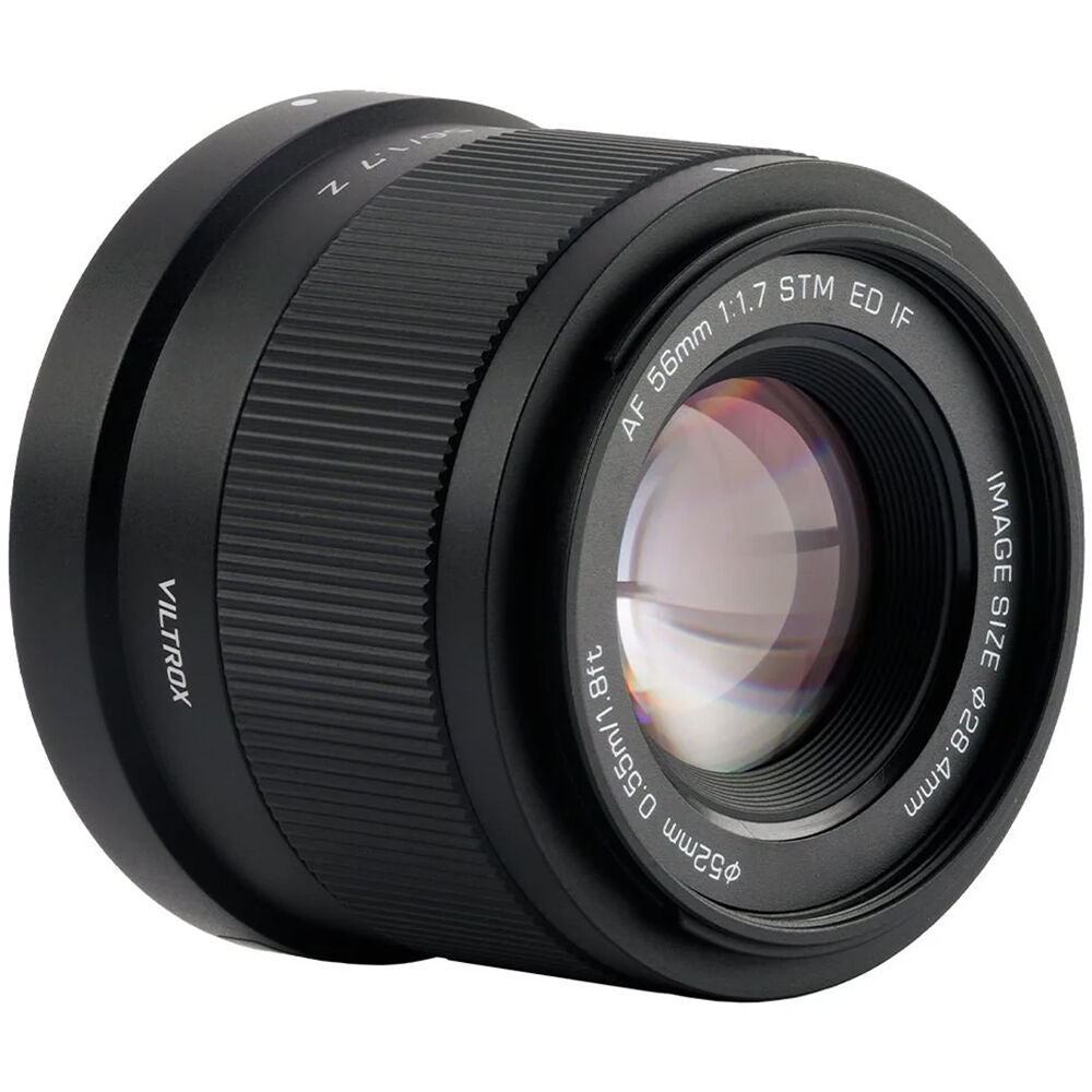 Lente Viltrox AF 56mm f/1.7 XF - vista frontal
