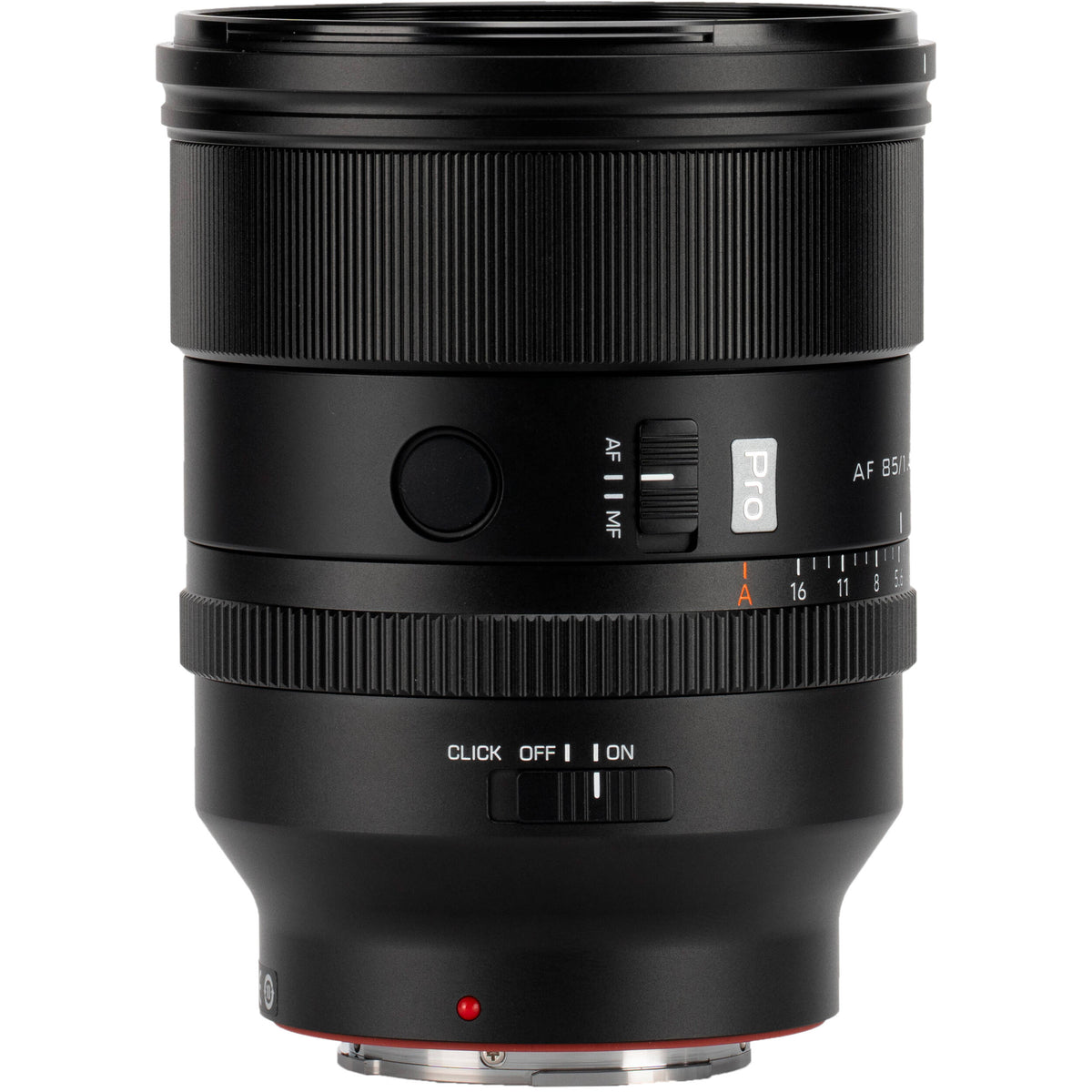 Lente Viltrox AF 85mm f/1.4 Pro FE - vista lateral