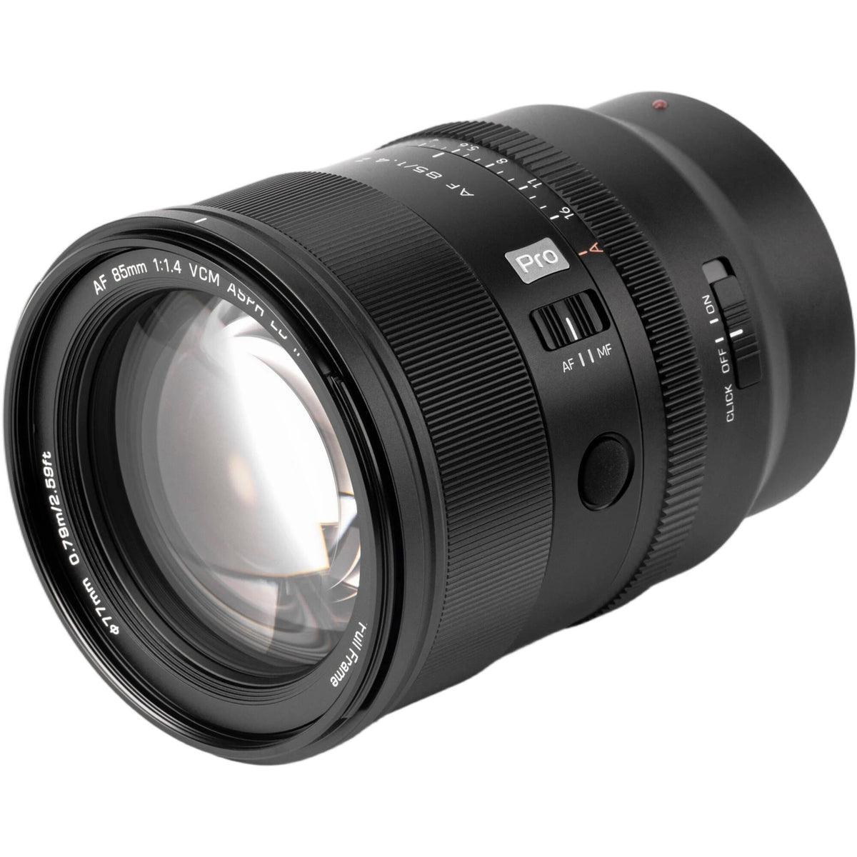 Lente Viltrox AF 85mm f/1.4 Pro Z - puertos y conexiones