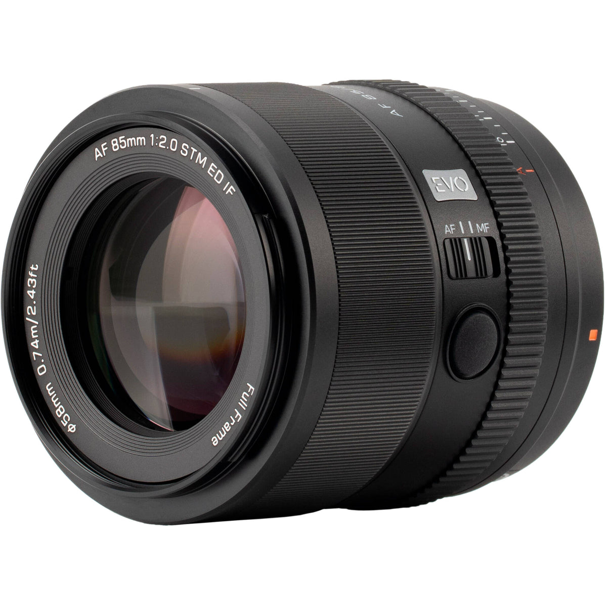 Lente Viltrox AF 85mm f/2 EVO FE - vista trasera