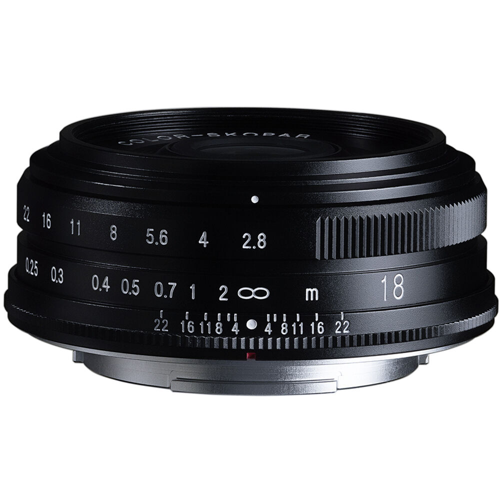 Lente Voigtlander 18mm f/2.8 Color-Skopar (Negro) - vista principal