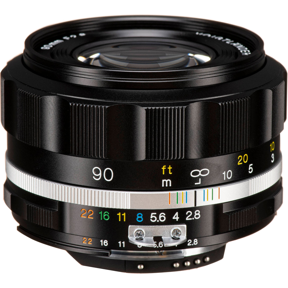 Lente Voigtlander 90mm f/2.8 SLIIs Apo-Skopar (Negro Rim) - vista principal