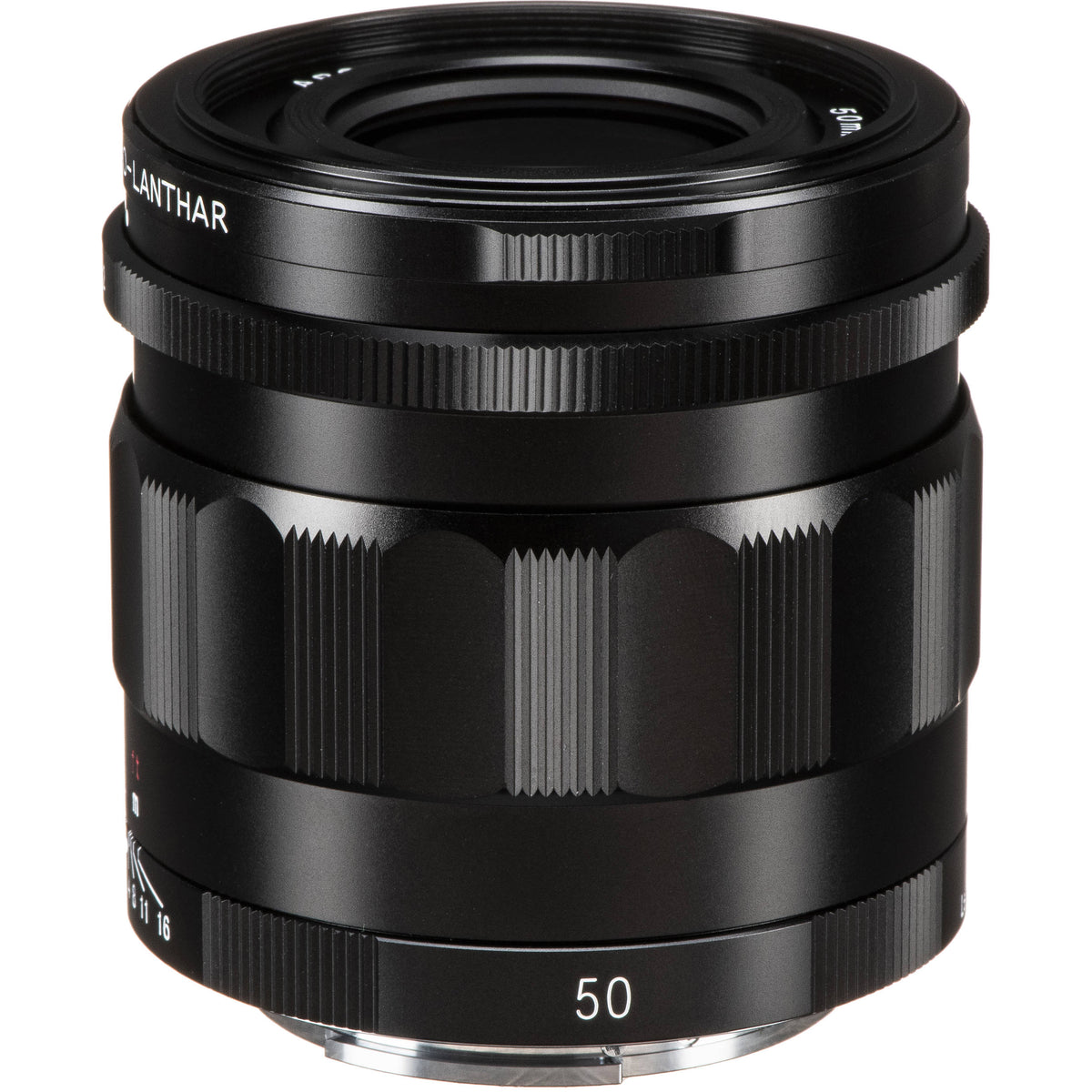 Lente Voigtlander APO-LANTHAR 50mm f/2 Aspherical - vista frontal