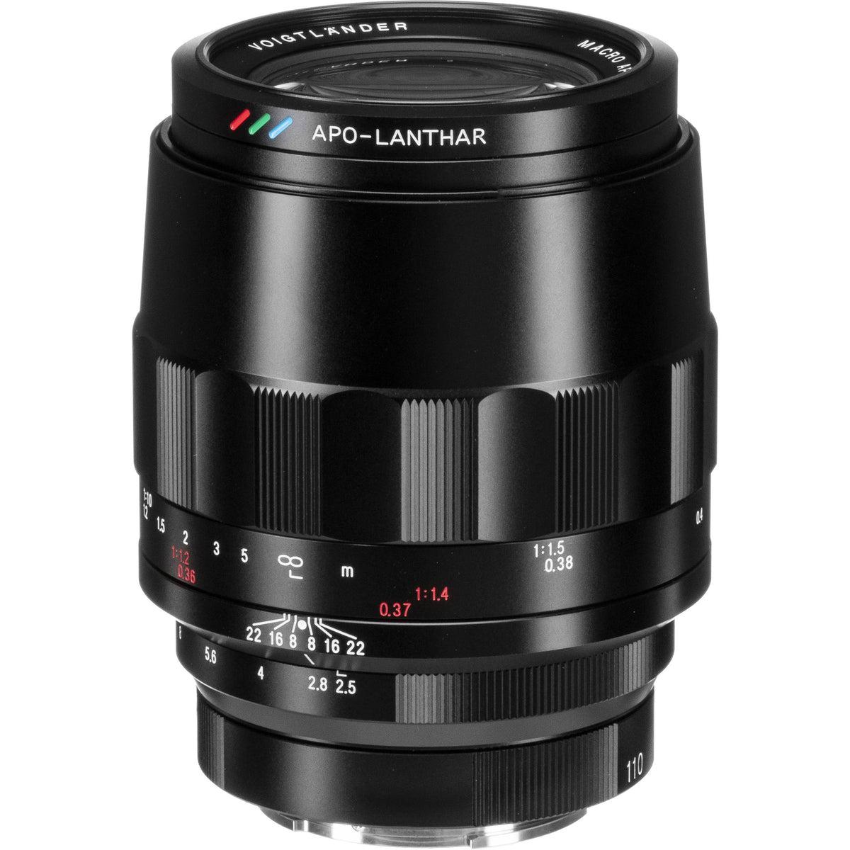Lente Voigtlander MACRO APO-LANTHAR 110mm f/2.5 - vista frontal
