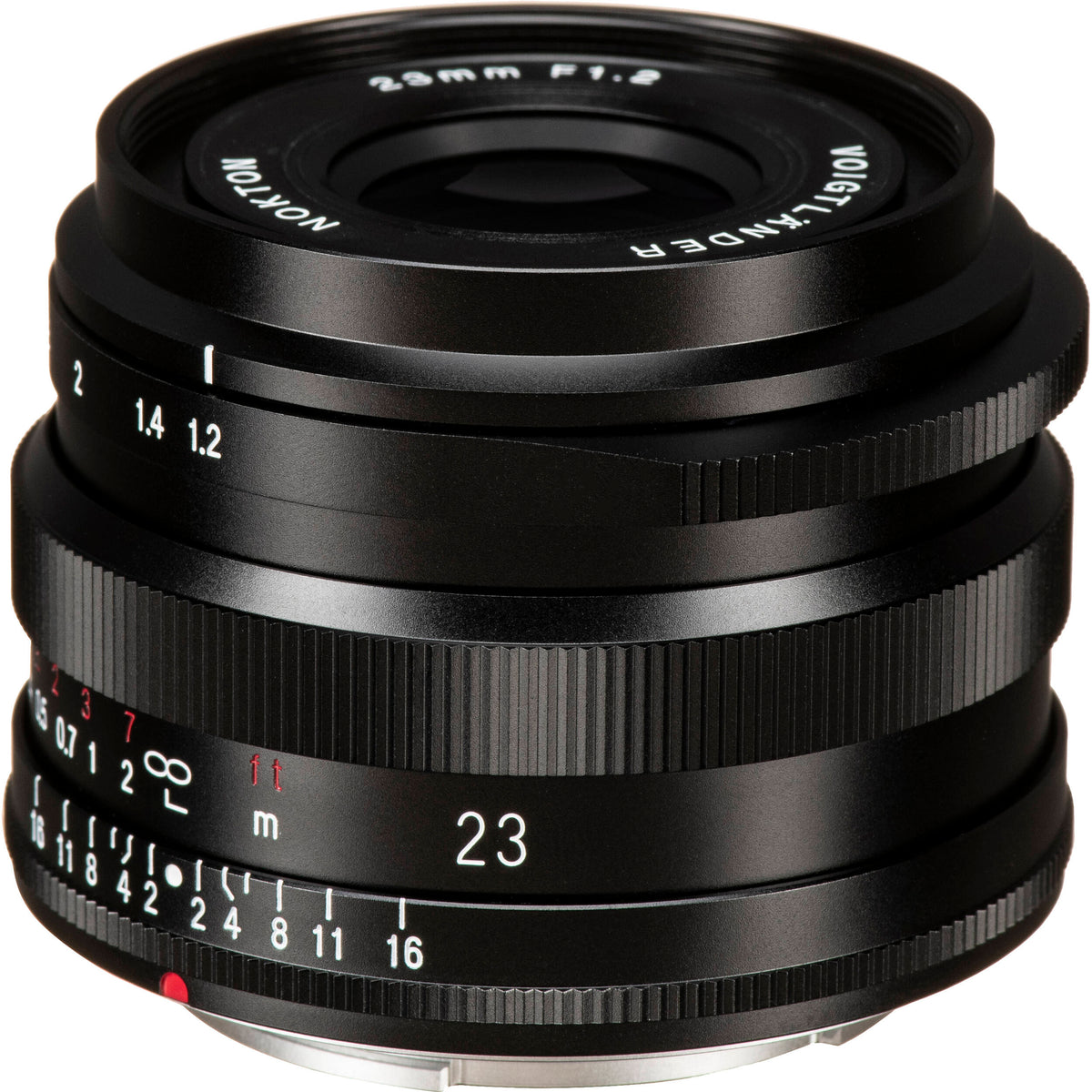 Lente Voigtlander Nokton 23mm f/1.2 Aspherical (Negro) - vista trasera