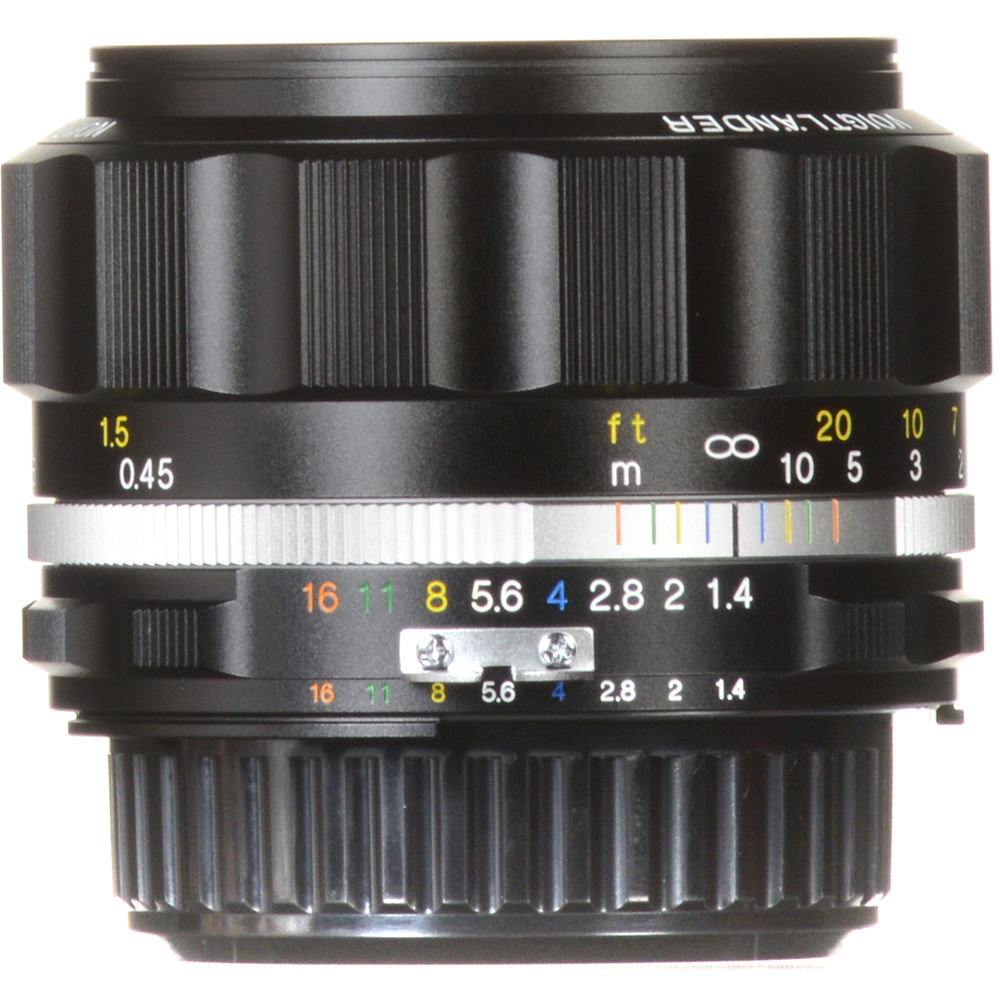 Lente Voigtlander Nokton 58mm f/1.4 SL II S (Negro) - vista trasera
