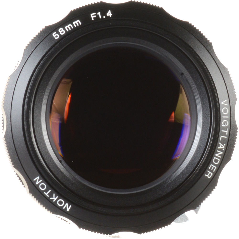 Lente Voigtlander Nokton 58mm f/1.4 SL II S (Negro) - contenido de la caja