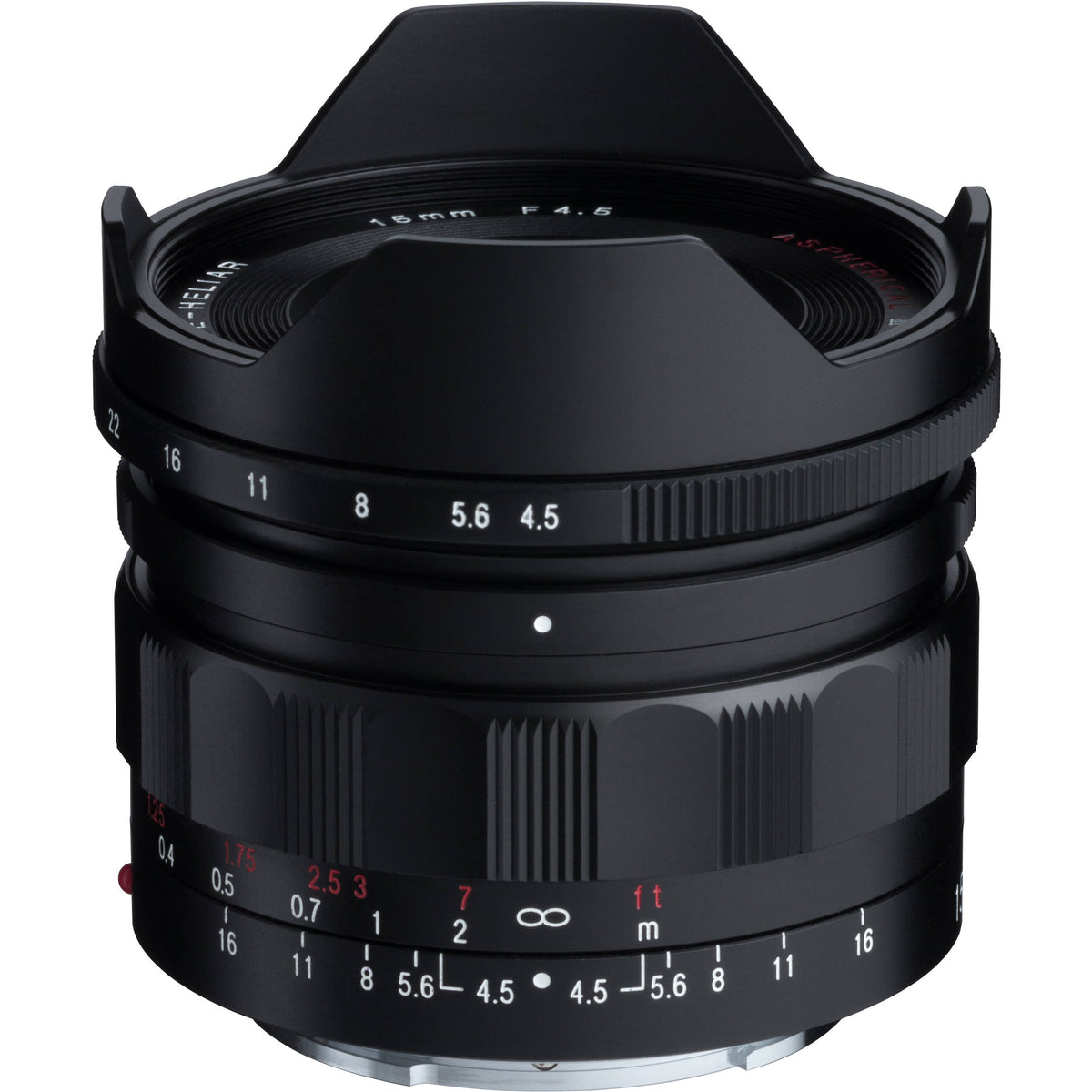 Lente Voigtlander Super Wide-Heliar 15mm f/4.5 Aspherical III - vista frontal