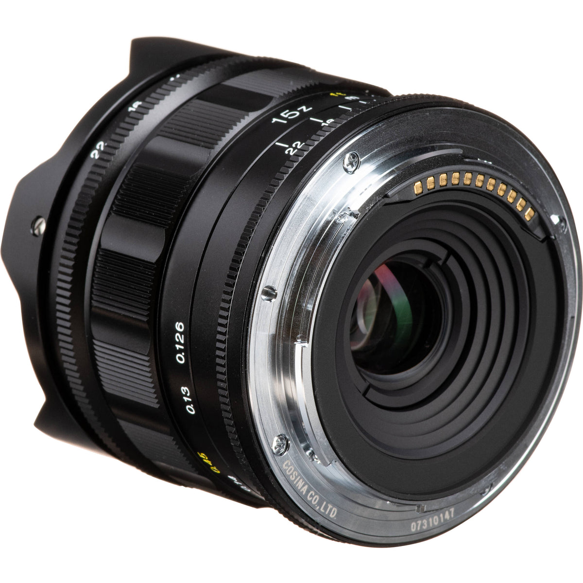 Lente Voigtlander Super Wide-Heliar 15mm f/4.5 Aspherical III - detalle