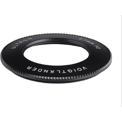 Lente Voigtlander Ultron 27mm f/2.0 (Negro) - vista frontal