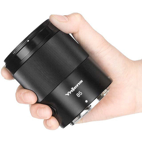 Lente Yongnuo 85mm f/1.8Z DF DSM - en uso