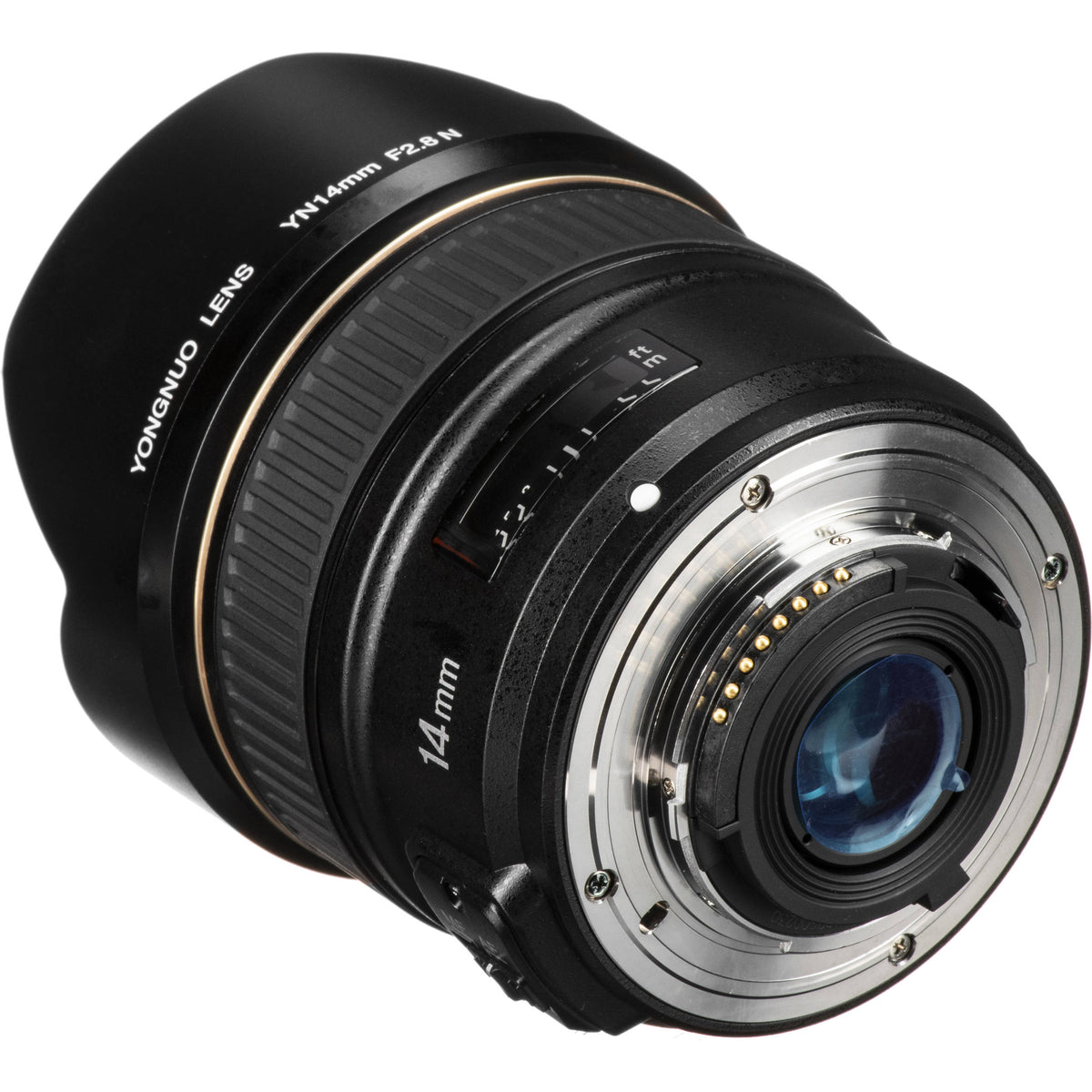 Lente Yongnuo YN 14mm f/2.8N - detalle