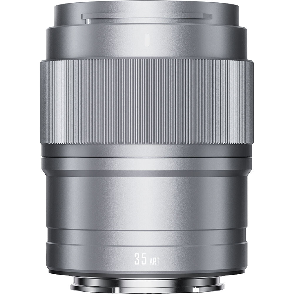 Lente Yongnuo YN 35mm f/1.8S DA ART (Plateado) - contenido de la caja
