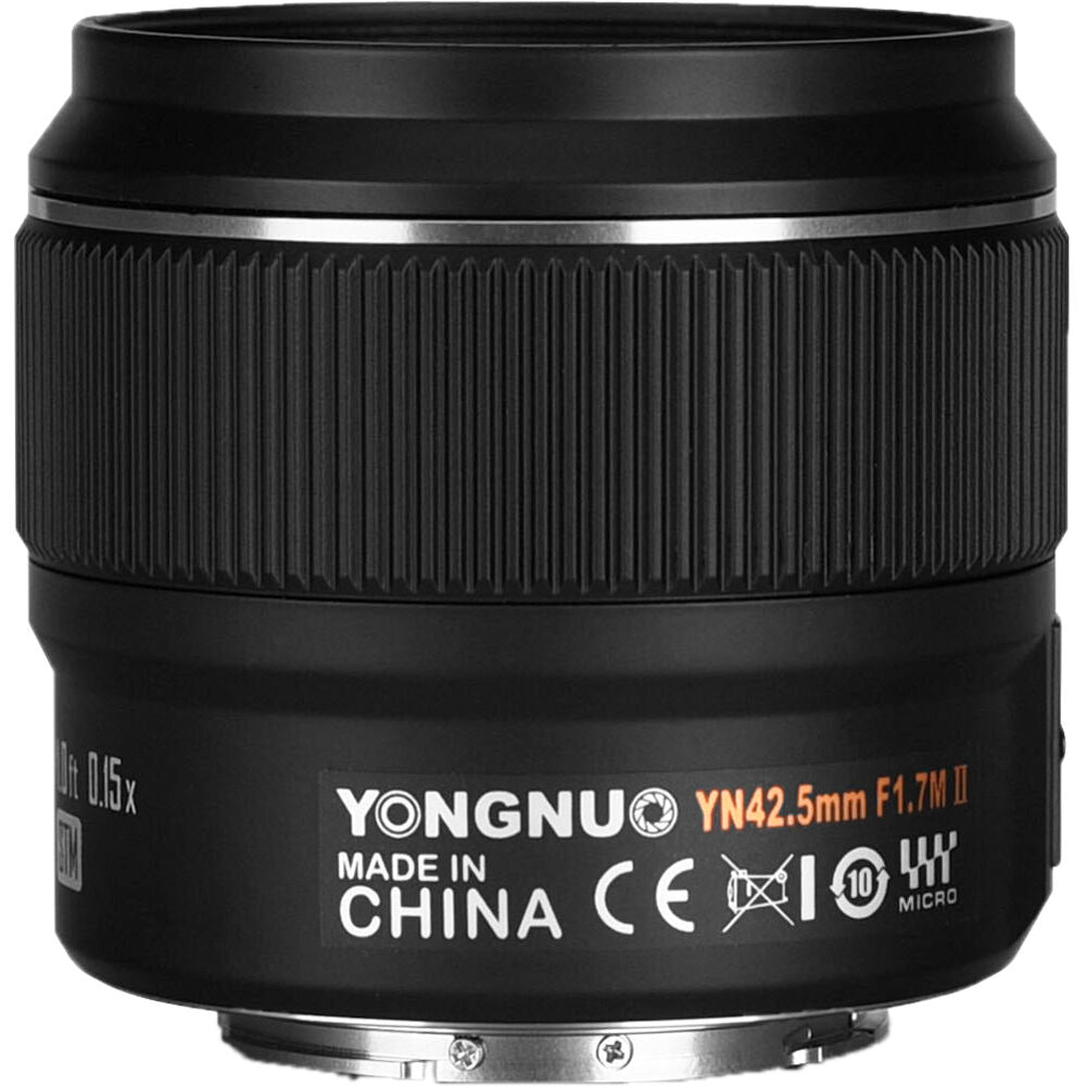 Lente Yongnuo YN 42.5mm f/1.7 M II - puertos y conexiones