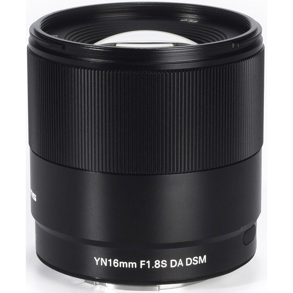 Lente Yongnuo YN16mm f/1.8S DA DSM - contenido de la caja