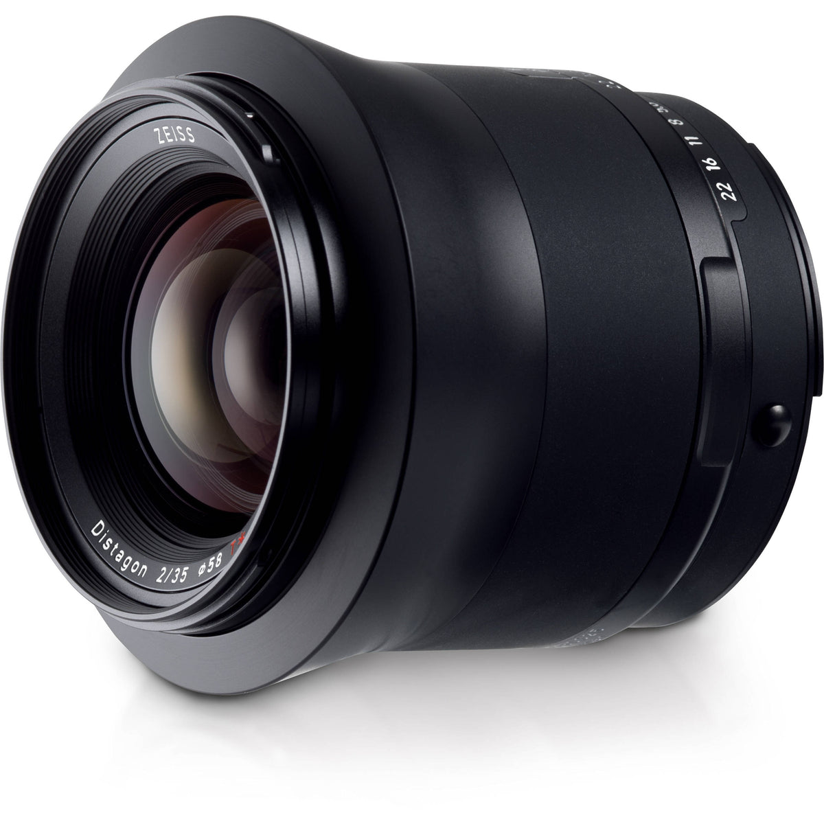 Lente ZEISS Milvus 35mm f/2 ZF.2 - vista frontal