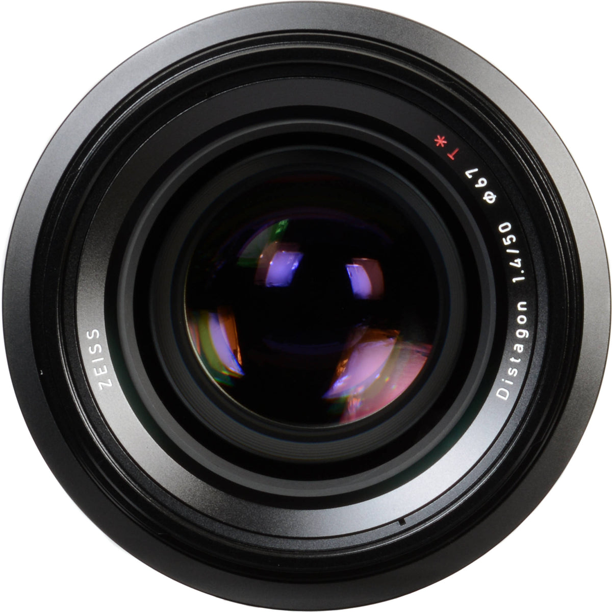 Lente Zeiss Milvus 50mm f/1.4 ZE - vista trasera