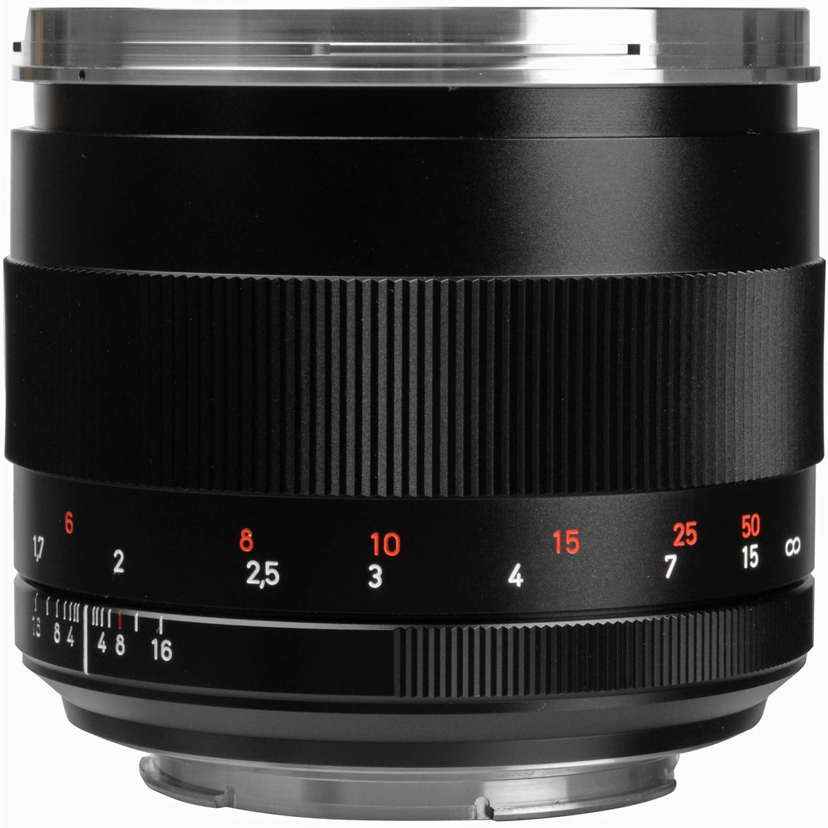 Lente Zeiss Planar T* 85mm f/1.4 ZE - vista lateral