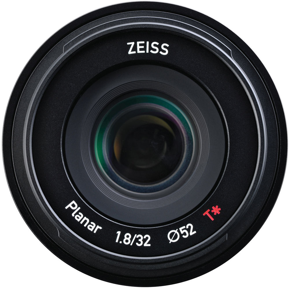 Lente Zeiss Touit 32mm f/1.8 - vista frontal