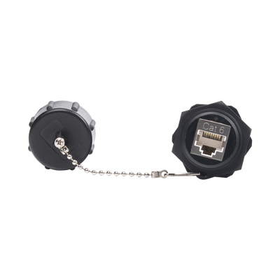 Acoplador Industrial RJ45-RJ45 Categoría 6 Blindado LinkedPro LP-C6WP-CP