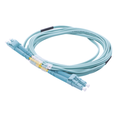Jumper de Fibra Óptica LinkedPro LP-FOM4-LCLC-R03 Multimodo OM4 Dúplex 3 m