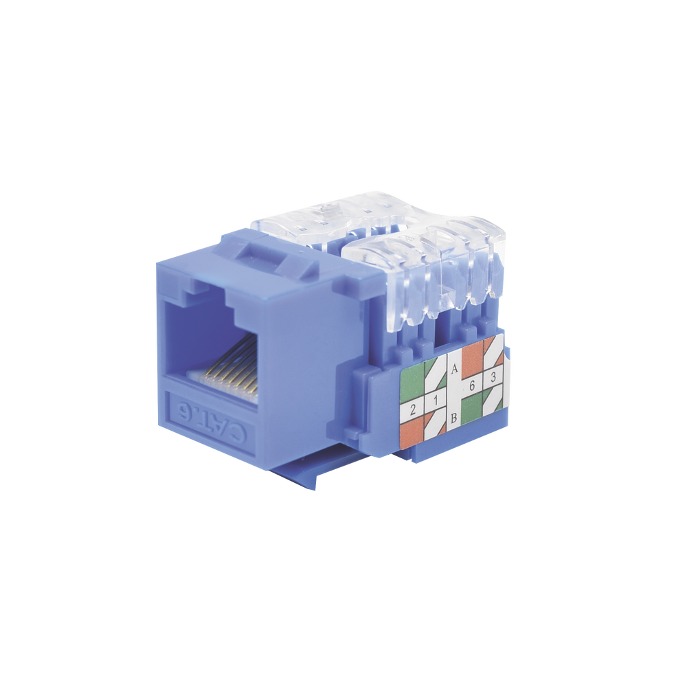 Módulo Jack 110 Cat6 LinkedPro LP-KJ-601-BU Azul