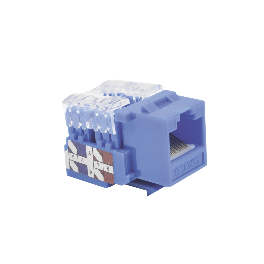 Módulo Jack 110 Cat6 LinkedPro LP-KJ-601-BU Azul
