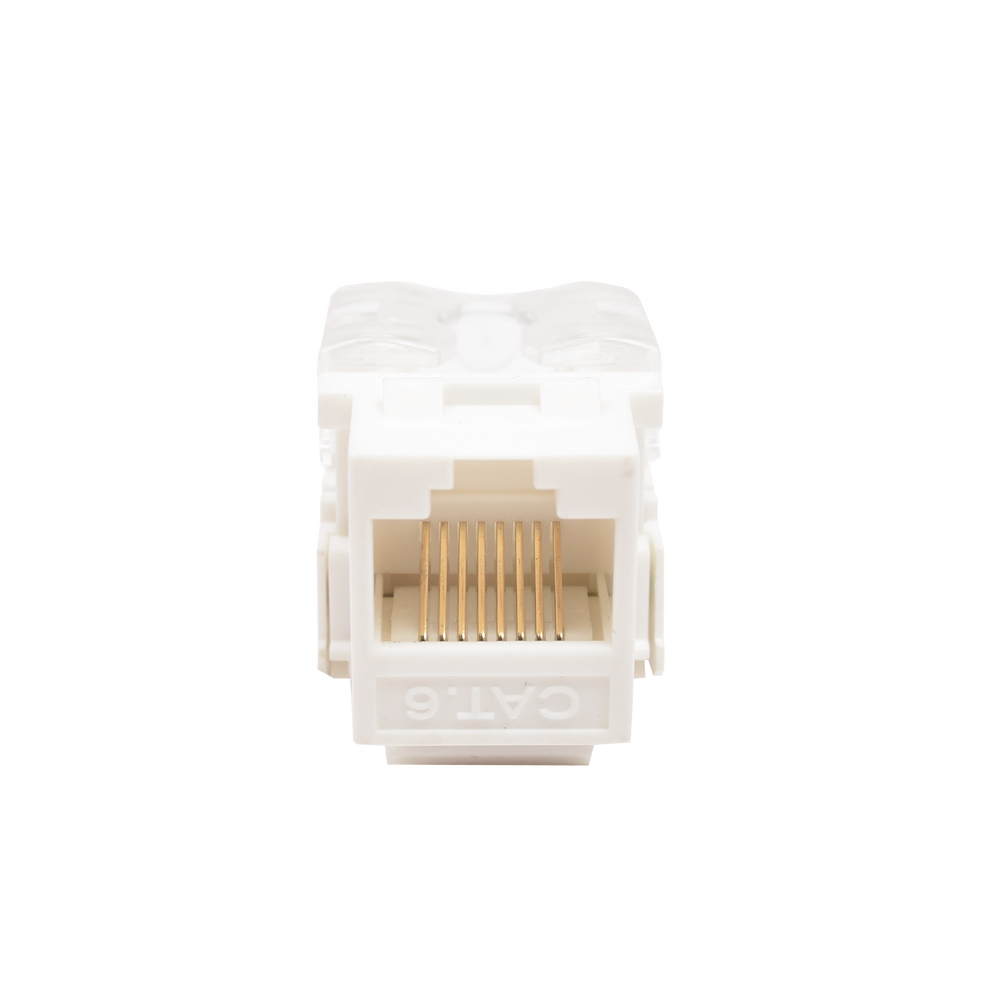 Módulo Jack Keystone Cat6 con terminación 110 LinkedPro LP-KJ-601-WH Blanco