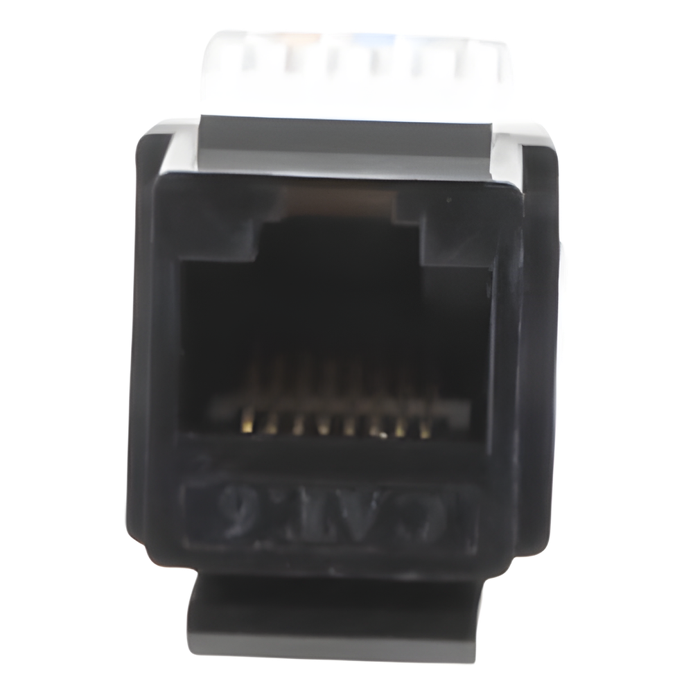 Módulo Jack Cat6 sin herramienta LinkedPro LP-KJ-610-BK Negro