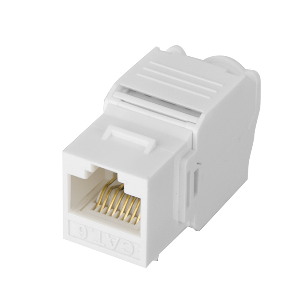 Módulo Jack Keystone Cat6 LinkedPro LP-KJ-610-TTWH Blanco