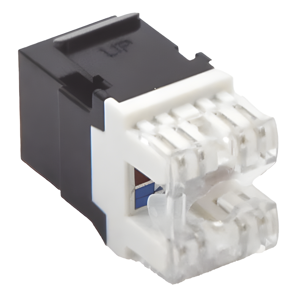 Módulo Jack Keystone Cat6 con terminación LinkedPro LP-KJ-649-BK Negro