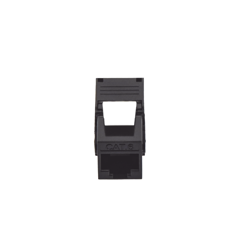 Módulo Jack Keystone Cat6A LinkedPro LP-KJ-6A-TTBK Negro