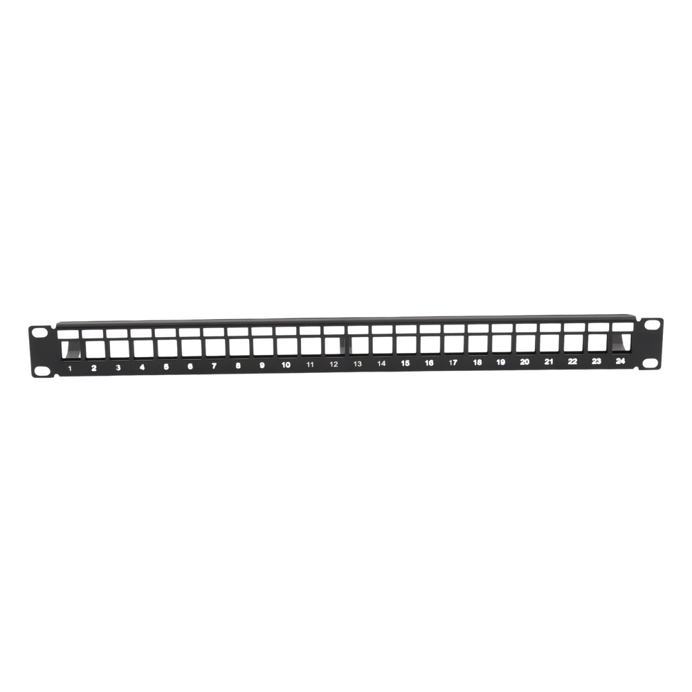 Patch panel modular sin blindaje LinkedPro LP-PP-23-UTP-BK-24P