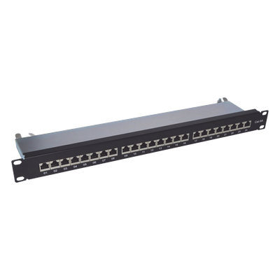 Panel de parcheo de impacto LinkedPro LP-PP-CS-6A-24P