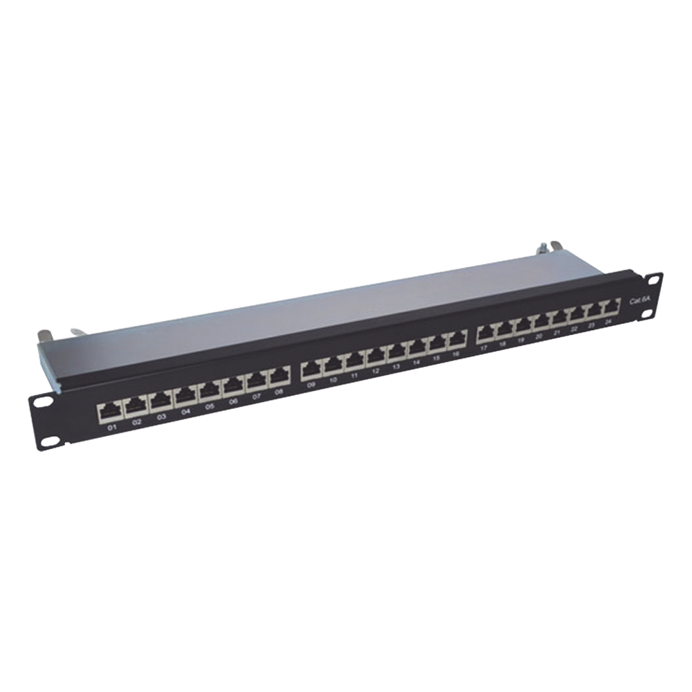Panel de parcheo de impacto LinkedPro LP-PP-CS-6A-24P
