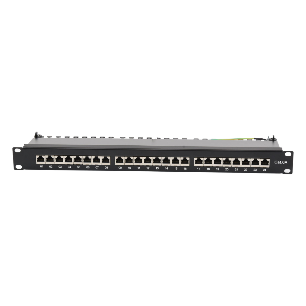 Panel de parcheo de impacto LinkedPro LP-PP-CS-6A-24P