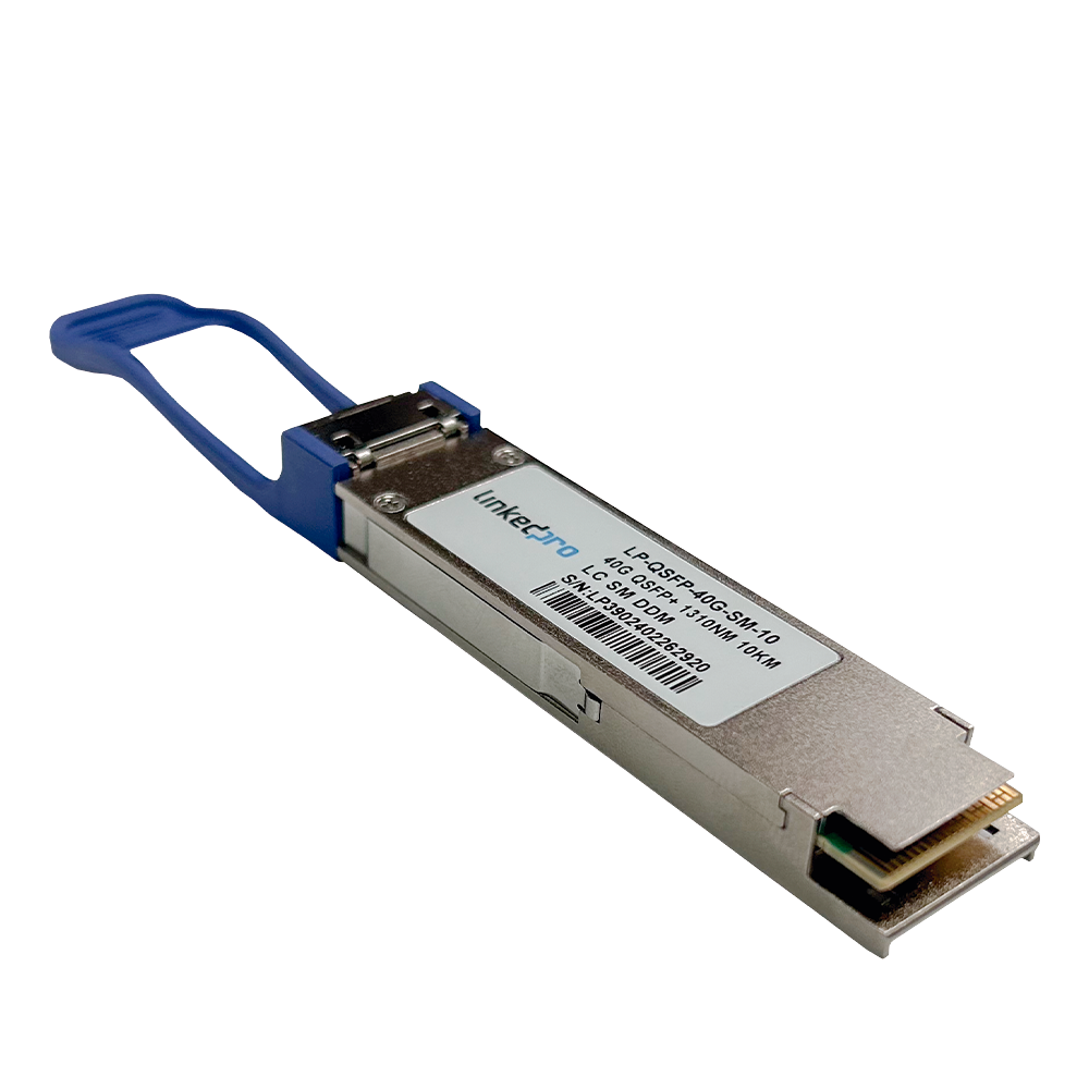 Transceptor QSFP+ LinkedPro LP-QSFP-40G-SM-10 Monomodo Dúplex