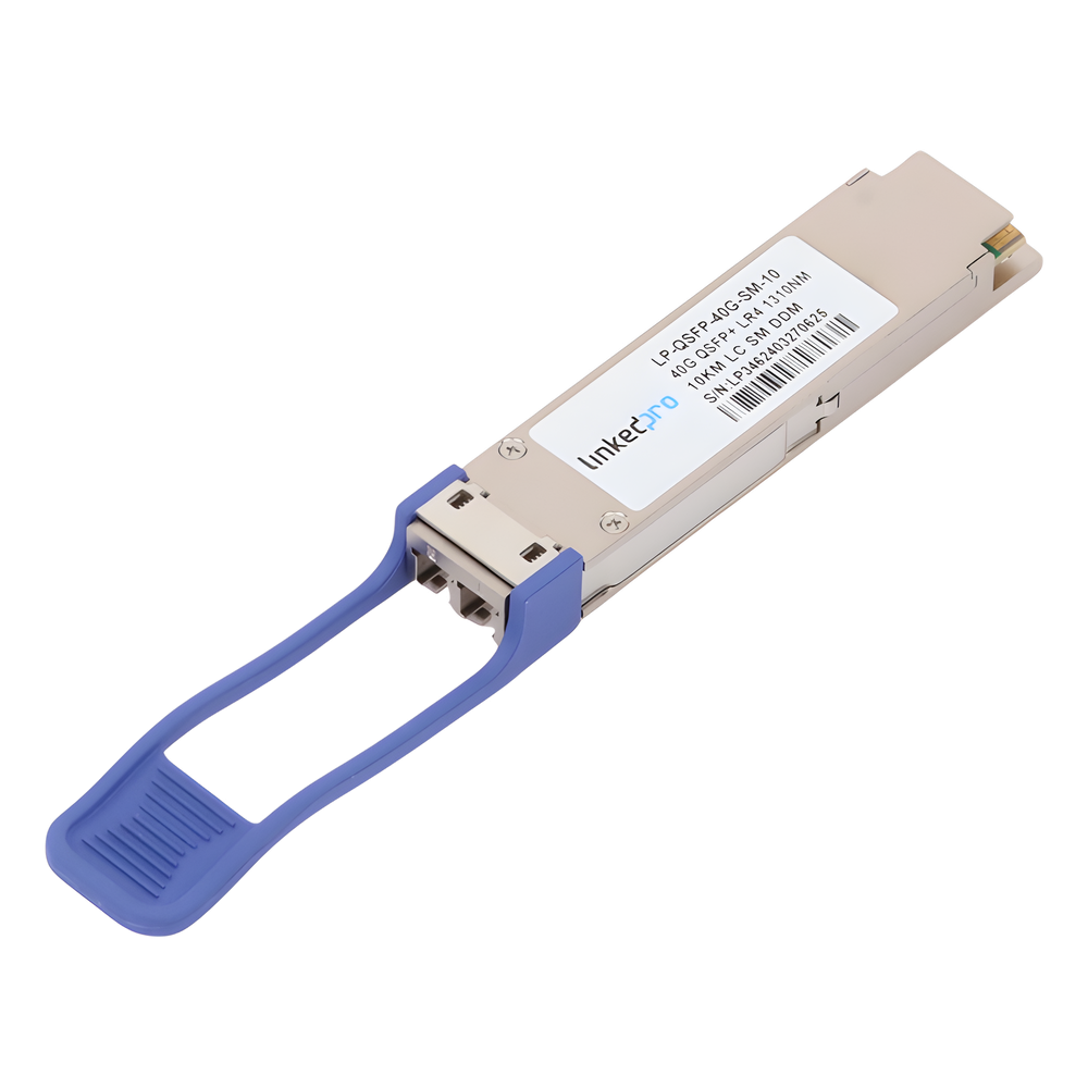 Transceptor QSFP+ LinkedPro LP-QSFP-40G-SM-10 Monomodo Dúplex
