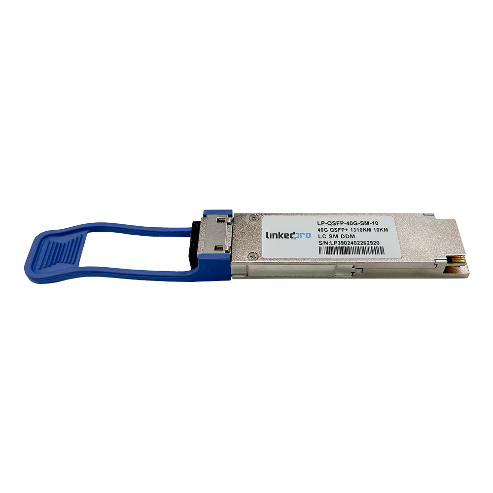 Transceptor QSFP+ LinkedPro LP-QSFP-40G-SM-10 Monomodo Dúplex