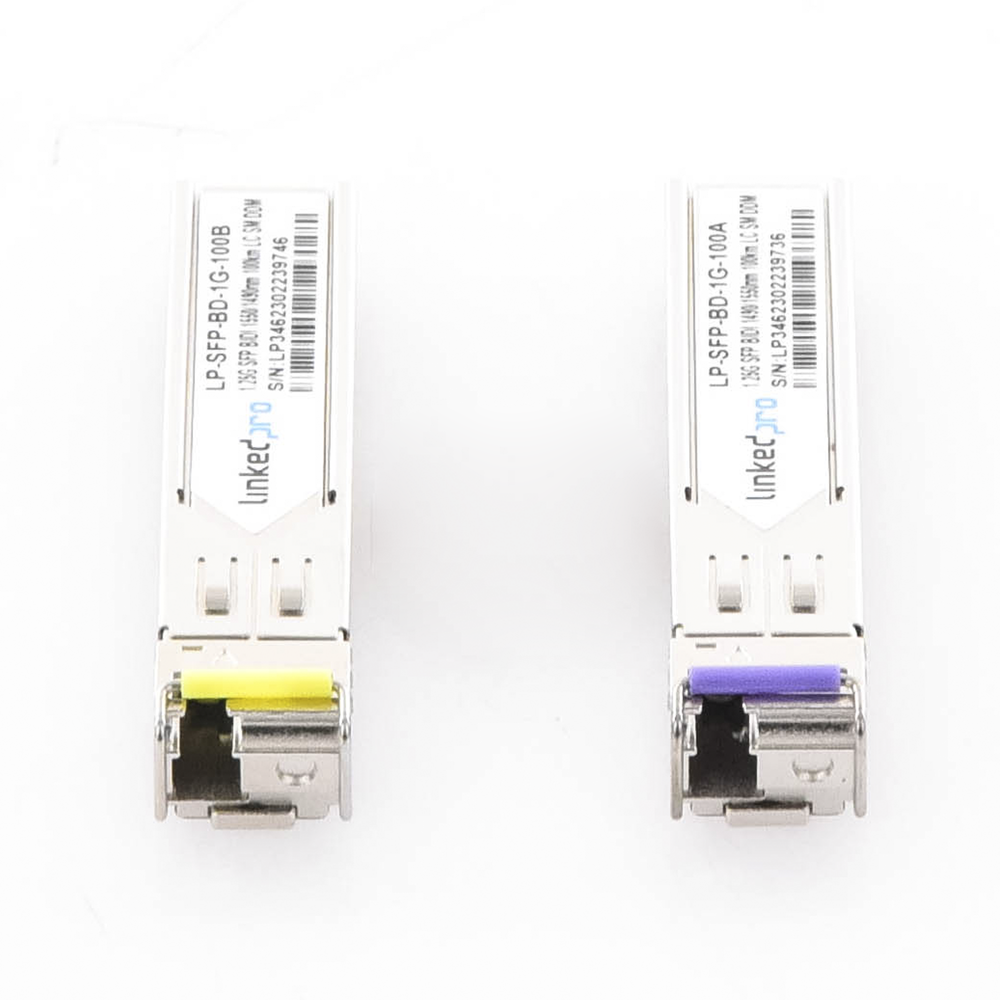 Transceptores Bidireccionales SFP LinkedPro LP-SFP-BD-1G-100 Monomodo