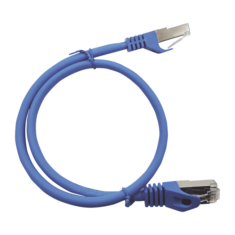 Patch Cord Cat6A 10G blindado 1.0M LinkedPro LP-STP-6A-100BU 1.0 m Azul