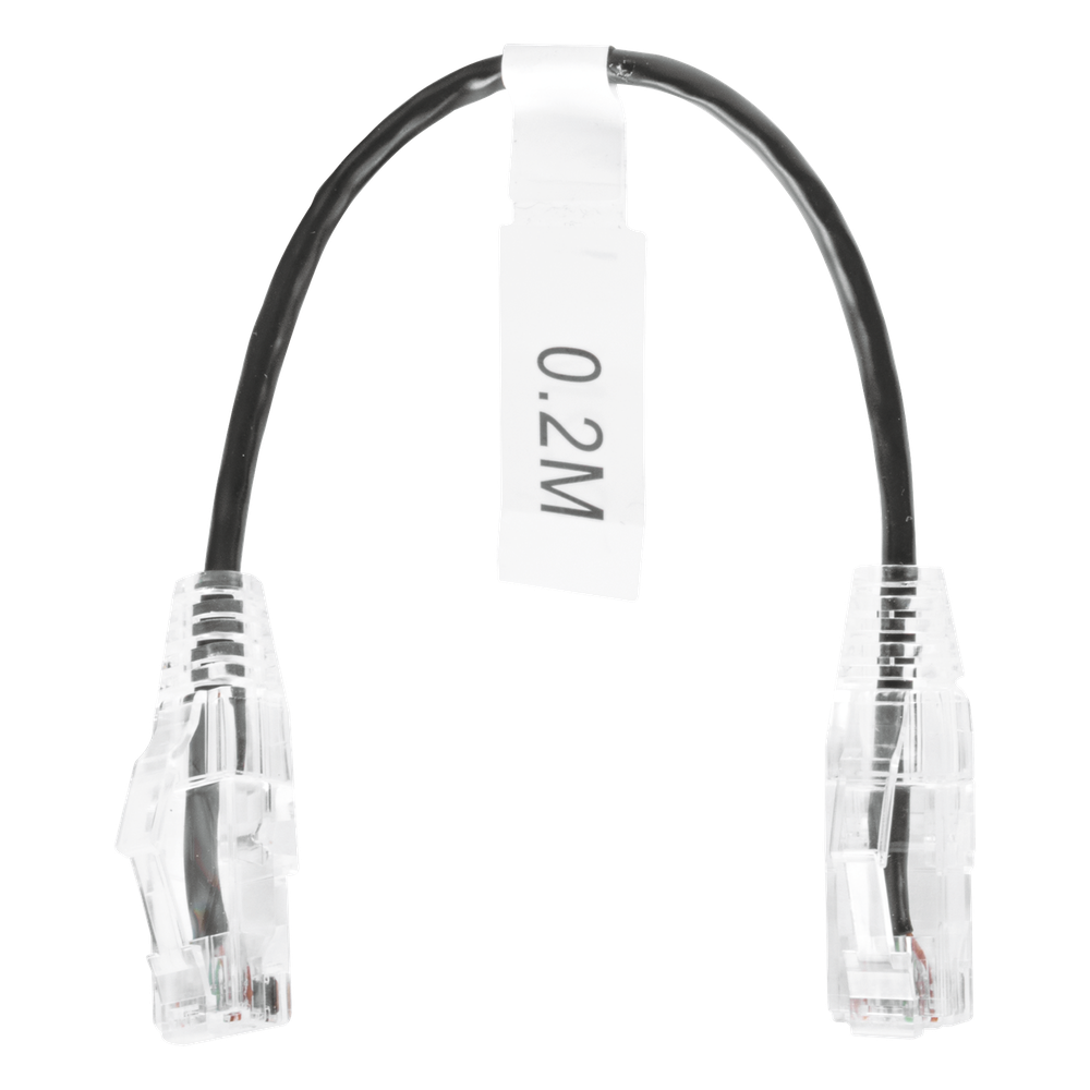 Cable de Parcheo Slim UTP Cat6 LinkedPro LP-UT6-020-BK28 Negro
